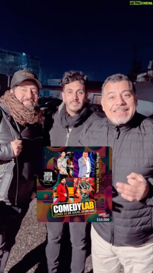 Gustavo Becerra Instagram - Hola amigos de San Miguel🔥 Este lunes 15 de Julio, nos encontramos en el hermoso @jardinteresa.cl ♥️ junto a @betoespinozaoficial @gusactor @gonzalezcomediante y @gontrujillo.cl en ComedyLab🎭 

Entradas disponibles por
 @comediaticket 

#comedia #standupcomedy #chilenos #chilenas #chile #sanmiguel #humor #comediantes #show #santiago