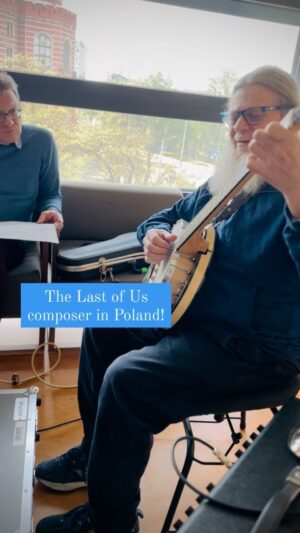 Gustavo Santaolalla Instagram - 🪕Let the music flow...

@gustavosantaolalla and @juanxluqui - magic 🌟 Prepare for a lot of tears 😭

@marekwroniszewski @nfmwro

#tlou #TheLastOfUs #gamemusic #gamemusicfestival #gmfest2024