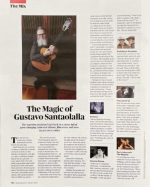 Gustavo Santaolalla Instagram - Hey friends! This month you can find me in @rollingstone magazine. 
Thanks @julyssa_raquel for the interview. So happy to be part of this edition!

#GustavoSantaolalla #rollingstone #rollingstonemagazine #RonrocoTour #TheLastOfUs #TLoU