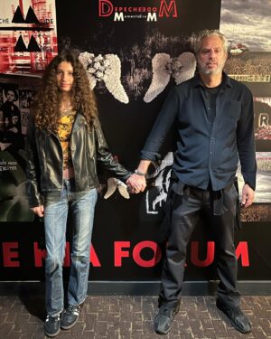 Guy Oseary Instagram - First time I saw @depechemode I was 13 years old.. It was at The Forum in Los Angeles. My father dropped me off to see them. I bought one ticket and went by myself. Here I am 37 years later , this time with my 13 year old daughter seeing Depeche Mode together at the very same place I saw them the first time. Feeling very blessed to share this moment with my ❤️💛💚 🎶🎵