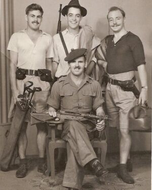 Guy Ritchie Instagram - This first picture was taken 65 years ago in Singapore where my dad — Captain John Ritchie — and Hugh Grant’s dad —Captain James Grant — were stationed in the same regiment, the Seaforth Highlanders. 
The second picture — taken on a film set in London 65 years later, has one grandson and two sons recreating that original image. We’d discovered by co-incidence that Rory Gibb, our Production Assistant on the film‘s grandad was in that same original picture. You can see the resemblance.

The third image is of my dad and grandad. My granddad, Major Stewart Ritchie, died in 1940 in France in WW2. Spare a thought today for the men and women in uniform who have fallen in defence and service of others.

#RemembranceDay #RemembranceSunday