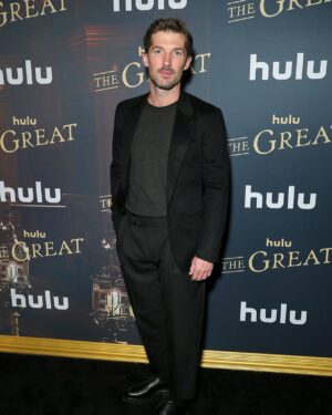 Gwilym Lee Instagram - Season Two Premiere of The Great. Huzzah! 

So good to get together with these beautiful people last night to celebrate the show. It’s a shame the entire cast and crew couldn’t be there as well - but with us in spirit. Can’t wait for everyone to see this season (…I’m really rather proud of it, by the way!) 

@thegreathulu premieres on @hulu from 19th November. 

Thanks so much to @dolcegabbana and @grensonshoes for suiting and booting me. And to @wayperry_edit and @barbaraguillaume for the styling and grooming

#thegreat #huzzah