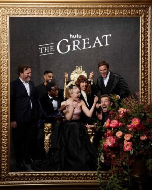 Gwilym Lee Instagram - Season Two Premiere of The Great. Huzzah! 

So good to get together with these beautiful people last night to celebrate the show. It’s a shame the entire cast and crew couldn’t be there as well - but with us in spirit. Can’t wait for everyone to see this season (…I’m really rather proud of it, by the way!) 

@thegreathulu premieres on @hulu from 19th November. 

Thanks so much to @dolcegabbana and @grensonshoes for suiting and booting me. And to @wayperry_edit and @barbaraguillaume for the styling and grooming

#thegreat #huzzah