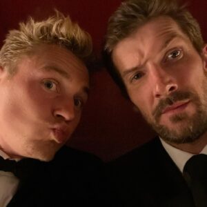 Gwilym Lee Instagram - A fun evening celebrating the great and the good and all their achievements this past year at the #gqmenoftheyear awards. Thanks for having me @GQ - I had a great time - not least because I got to hang out in a fancy suit with @benhardy again….it’s been a while. And thanks to @boss for fitting me out with said swanky suit!