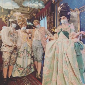 Gwilym Lee Instagram - Fond memories of some the amazing people, stunning locations, outrageous costumes (including my favourite Ewok gloves), and general japes, high jinks and good times that made up Season 2 of The Great. Oh…..and one helluva cute fur-ball of a dog. 

@thegreathulu Season 2 streaming on @hulu NOW! 

#thegreat #hulu #huzzah #dogsofinstagram