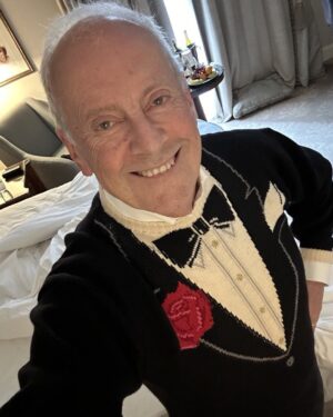 Gyles Brandreth Instagram - Well, the good news is: the costume still fits …

(I don’t believe in bad news.)