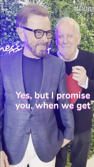 Gyles Brandreth Instagram - We are super excited that today’s guest on #rosebudpodcast is @bjornulvaeus. If, like us, you ❤️ABBA, you need to listen to this. It’s a rare, revealing and fascinating insight into the origins of the band, their song-writing process, their friendship, and so much more. Plus @gylesbrandreth and Björn start writing a song together… no, really. 

Don’t miss this. Rosebud with Gyles Brandreth is available now on all platforms. 🌷

https://podcasts.apple.com/gb/podcast/rosebud-with-gyles-brandreth/id1704806594?i=1000659699158
