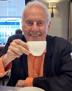 Gyles Brandreth Instagram - Good morning!  Coffee in Paris yesterday. Coffee in Dublin today. I’m here with Judi Dench. Tomorrow I’m in London with Lulu. On Tuesday I’m back in Chester South & Eddisbury with @AphraBrandreth. Good people get my vote!