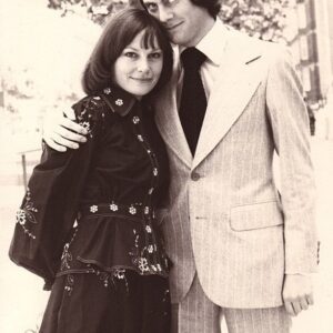 Gyles Brandreth Instagram - Gyles Brandreth
@GylesB1
·
8s
"A friend may well be reckoned the masterpiece of nature." - Ralph Waldo Emerson

(The picture is of me and my wife, Michele, outside Marylebone Register Office in London, on our wedding day: 8 June 1973.)