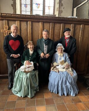 Gyles Brandreth Instagram - A completely wonderful morning on the St Peter’s Village tour … celebrating the tour’s 30th birthday with some of the cast of the tour which is a cultural treat - the best way to bring local history life! If ever you’re in Broadstairs this is a 5 star must!