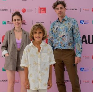 Hadas Yaron Instagram - Notti veneziane: Premiere of “i nostri fantasmi” by @capitani_alessandro in @giornatedegliautori at the Venice film festival 💜@labiennale 
✨✨✨✨✨✨✨
👗the most amazing outfit as always by the amazing 👑 @missgeisha 👑