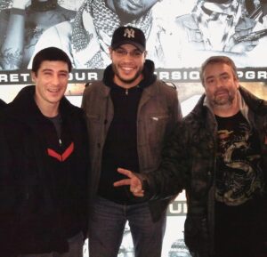 Hadj Ali Menad Instagram - Avec les légendes @davidbelleofficialpage #lucbesson très belle rencontre en 2008 merci pour tous vos conseils @code_dacting #acting #acteurs #action #filmdaction