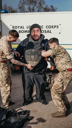 Hakan Hassan Instagram - “Bomb disposal man anyone?” 👀