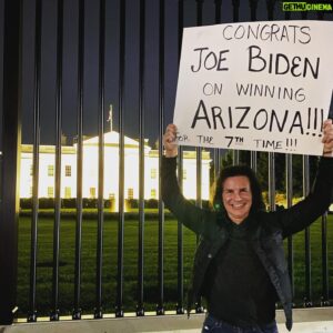 Hal Sparks Instagram - Stopped by the @whitehouse to wish @POTUS @JoeBiden congrats on his recurring victory in Arizona 🤘🏻😎🤘🏻