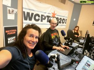 Hal Sparks Instagram - This is my “Mom, I’m working” face. 
She facetimed me during the radio show I have been doing for 15 years. I sent this pick to remind her 😂 #APlaceForMom
