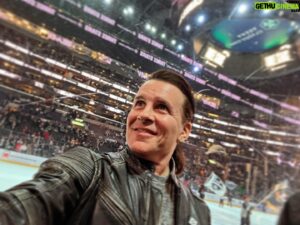 Hal Sparks Instagram - Nerdiest Seats at the Kings Game… Hal Sparks on ice!