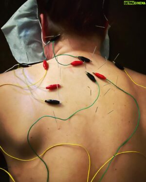 Hal Sparks Instagram - Some people just get the needles… I get the super thick needles and then they hook them up to a tesla coil. Because Bbzzzzztttt!!