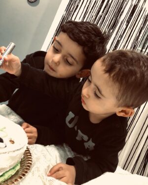 Hamed Al Sharrab Instagram - Noniii turns two ❤️❤️ love you nonii .. love you dodii