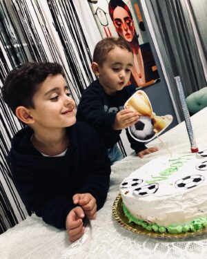 Hamed Al Sharrab Instagram - Noniii turns two ❤️❤️ love you nonii .. love you dodii