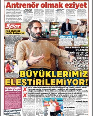 Hamit Altıntop Instagram - Milliyet Spor Röportajından, Milliyet Spor Interview,
Mein Interview heute in der Milliyet Spor. @milliyetcomtr