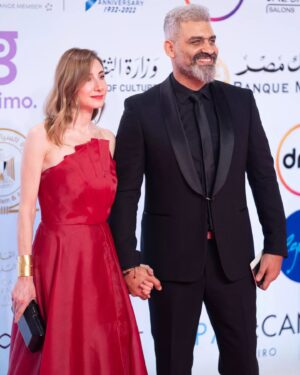 Hani Adel Instagram - From CFF opening with my daimond @diamand_abou_abboud 
Suite by @orangesquarecairo 
Photo by @middleeastunderground