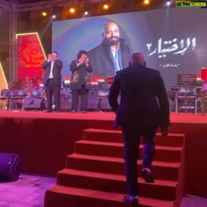 Hani Sarhan Instagram - شكرا معالي وزيرة الثقافة الدكتورة ايناس عبد الدايم وشكرا استاذ خالد جلال على تكريمي عن مسلسل الاختيار ٢ بمناسبة احتفالات قطاع الإنتاج الثقافي بانتصارات أكتوبر، وسعيد بتكريمي مع نخبة من الفنانين والأبطال