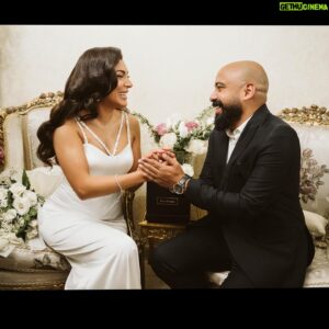 Hani Sarhan Instagram - Happily Ever After ❤️ @hanisarhan 

thank you all for making my day special ❤️ 
 Amazing Dress by  @asmorii 
Jewelry @elmawardyjewelry 
Makeup @abdallahelrefaeii 
Hair @alfredmakram @alfredandmina 
 Decoration @theplanningweddings 
Catering @sedra_eg ❤️ 
photography and videography @ulphastudios