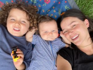 Hanna Mangan Lawrence Instagram - Always thought I’d have boys and here they are ❤️