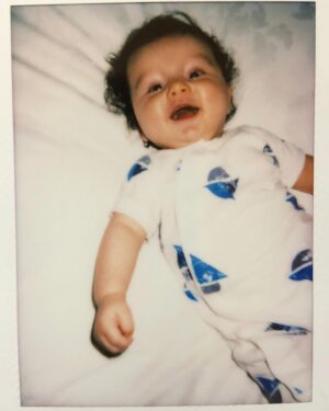Hanna Mangan Lawrence Instagram - 🧡💛🖤🧡💛🧡Holiday boy with the best gummy smile 💛🧡💛🧡💛🧡💛🧡💛🧡💛🧡🧡