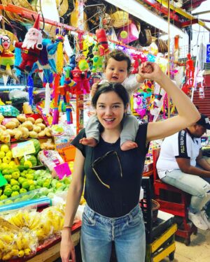 Hanna Mangan Lawrence Instagram - Roro in Mexico🧡✨💛✨🧡💛✨