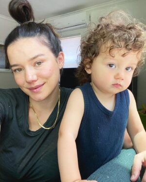 Hanna Mangan Lawrence Instagram - He’s smiling on the inside.