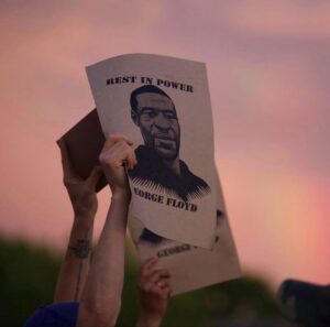 Hanna Mangan Lawrence Instagram - I demand justice. I demand the immediate arrest and charging of the police officers involved in the death of George Floyd. This systemic racism is killing innocent humans. It is a problem and a tragedy when being a person of colour puts a target on your head.

I sat at home last night watching the riots happening around the country while our son slept. I saw a nation and its citizens expressing anger in the only way they believed they would be heard. It felt and feels like the fabric of America is tearing at the seams. 
Days before, when peaceful protests quickly escalated to riots, I turned to my husband and said “I don’t want them to loot because it changes the conversation”. My husband is Mexican and I am white. Over the next few hours we had a heated discussion about my comment. I’ll summarize his argument - he surmised that it was too late to protest quietly, people are angry and upset. The oppressed and marginalized people of this country have not been heard through “quiet” protests or by taking a knee during the national anthem. Although, he doesn’t condone violence, this is the symptom of extreme pain and oppression. He told me about an instance when he was racially profiled by the LAPD. The cop was unnecessarily aggressive and I can safely say that the same cop would have dealt with me peacefully. I listened, argued, and came to a realisation. It is easy for me to have an opinion; my white privilege let’s me speak like that. I have never had to deal with prejudices because of the colour of my skin. We need to fight for equality. We need to fight for a better world. For now, people of colour need to stop dying at the hands of law enforcement. I’m not saying I condone the looting but I am saying I understand, I get the anger, the pain and that this unrest is a symptom of years of systemic violence. 
I’m writing this to express my support for the protests. To demand justice for George Floyd and the many others who are dying at the hands of law enforcement. Let’s try to find a new path - maybe that involves the crumbling of the old and the building of the new. Together. #justiceforgeorge