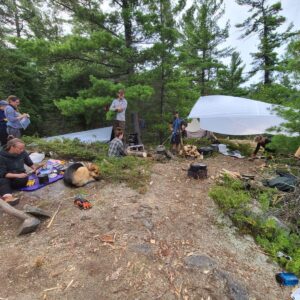 Hannah Anderson Instagram - I had the time of my life this summer at @lureofthenorth doing their 8 day wilderness survival course lead by Kielyn Marrone from Alone Season 7!

I was so incredibly inspired watching her journey on the show and how badass and vulnerable she was, let alone the fact that she survived 80 days in Alaska, well, ALONE. 

Kielyn and her husband Dave’s philosophy of “do more with less” is really hitting home with me. Kielyn was such a wonderful leader and taught us how to build shelter, forage for food, fell trees and cut firewood, make our own fishing rods/lures, process fish, set snares, make baskets, and much more.

What was meant to be more of a solo experience turned into a beautiful community of lovely people sharing what we could, and I cannot wait to go back this Winter. I’m hooked.