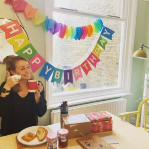 Hannah New Instagram - Managed to squidge my finger in the gym…ouch! But still feeling so blessed to be surrounded by my besties for my birthday. We have known each other since we were 15 and the only thing that has changed since then is that the hangovers take much longer to cure…a Bloody Mary might be the only way forward! Love you ladies! 🤣🎉🍅