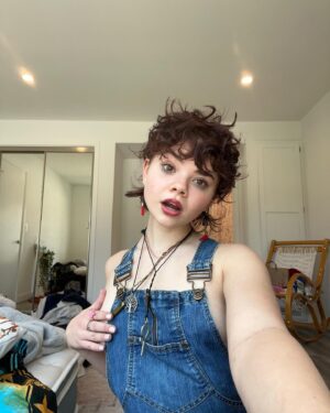Hannah Riley Instagram - i guess u could say i’m multifaceted…. fka ive been having too much fun with the blonde wig lately