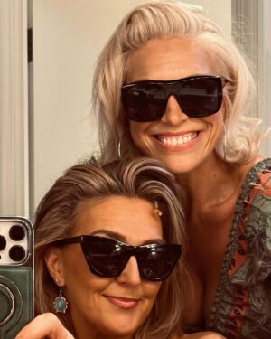 Hannah Waddingham Instagram - HAPPY PRIDE!!!! ONLY GOOD,HAPPY VIIIIBES!!! WE LOVE YA!!🌈🌈🌈🌈🥳