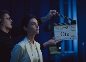 Hannah Ware Instagram - One week to go 🖤 

The One premiers March 12th @netflix