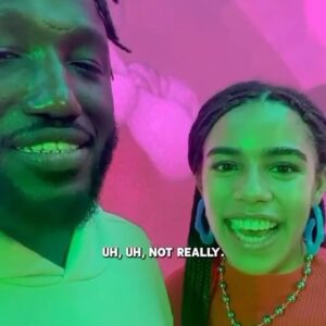 Hannibal Buress Instagram - bts from the Veneers remix video.  doing a quick shout out vid for our model @liviibear 

📸: @vicdeni 

the music video up on youtube now directed by @krismerc 

song on streaming services April 6th.