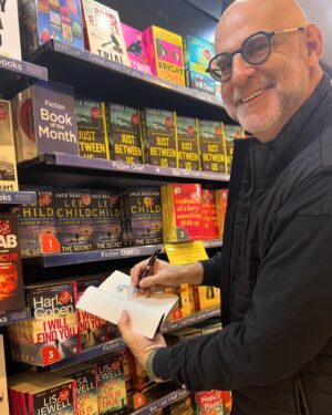 Harlan Coben Instagram - Surreptitious Signing. Heathrow Airport. Terminal 2. @whsmithofficial