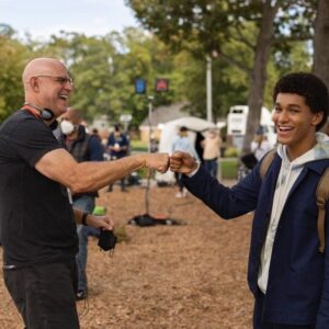Harlan Coben Instagram - All eight episodes of  @shelteronprime are now yours for the streaming on Prime Video. And if you don’t have Prime, you can now watch the first four episodes for free on @amazonfreevee!  Celebrate with a fist pound. @jadenmichael