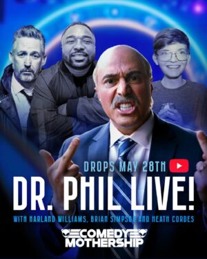 Harland Williams Instagram - GET READY🔥

5/28 at 5pm ET.

This one is gonna make you pee.

@harlandwilliams @bscomedian @therealheathman_ 

#standupcomedy #drphil #comedymothership #comedy #briansimpson #harlandwilliams #heathcordes #killtony #adamray #funny #fun #jeremiahwatkins #joerogan