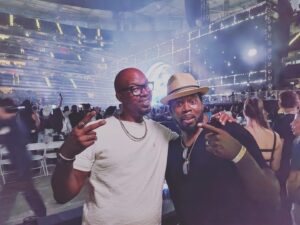 Harold Perrineau Instagram - I’m late. But @beyonce did that. Still got Renaissance on my mind. Thanks fam @dr_grant Crazy fun night.