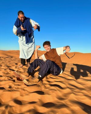Harrison Osterfield Instagram - Rocked the Kasbah 🇲🇦

Incredible, incredible trip to Morocco this last week. Meeting amazing people in a beautiful, mesmerizing country 🧡

Thank you for making me smile xx