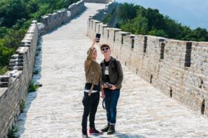 Harry Holland Instagram - Face timing our mum from the Great Wall of China 🙌🏼🇨🇳 📸/ @hazosterfield