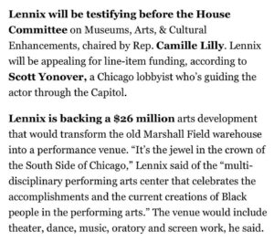 Harry Lennix Instagram - Making things happen! Exciting to see all of this in motion. Swipe to read the article.
