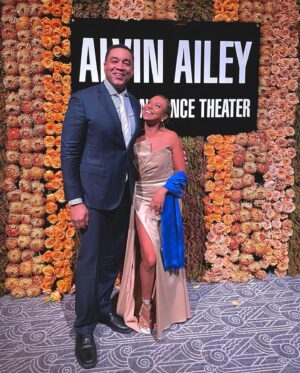 Harry Lennix Instagram - My niece, Myko and I at the @alvinailey Opening Night Gala last week. It was such a pleasure attending this event for another year!