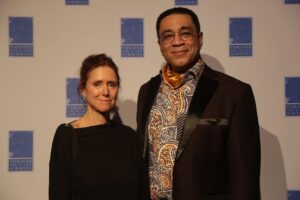 Harry Lennix Instagram - It was such an honor to receive the Samuel H. Scripps Award for Extraordinary Artistic Achievement. A huge thank you to Theatre for a New Audience for this award and to the incredible #JulieTaymor for presenting it.