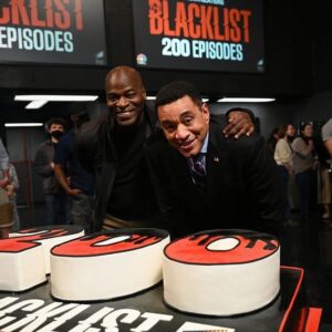 Harry Lennix Instagram - It’s @hishamtawfiq’s birthday today! I hope your day is as great as our celebration of 200 episodes of #TheBlacklist.