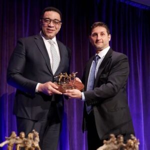 Harry Lennix Instagram - It was a privilege attending the 2023 @heartshare Spring Gala in NYC this past week alongside so many incredible, inspiring and giving individuals who are making a difference in their community. 

Receiving the Heart of a Champion Award was a huge honor. Thank you HeartShare for having me and @reeljeffmarchetti for presenting the award!