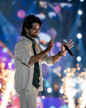 Harshavardhan Vidyasagar Instagram - Living my childhood dream of performing in concerts feels surreal🥹 Thank you all for the overwhelming love and support❤️🫂. This is just a humble beginning. Much love to each one of you!!❤️❤️🙏🏻🙏🏻
Special thanks to one of my Dear Fans for taking these amazing Pics and sending it over❤️ 

Styled by - @paviiiee_08 
Hair styled by - @anand_anok_0290
